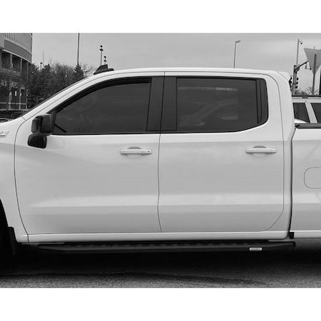 Go Rhino 19-C SILVERADO 1500/SIERRA 1500 CREW CAB RB20 STEEL RUNNING BOARDS W/BLACK TEXTURED POWDERCOAT 69404887PC